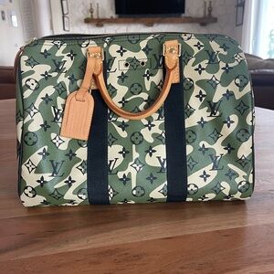 Louis Vuitton Takashi Murakami Monogramouflage Speedy 35